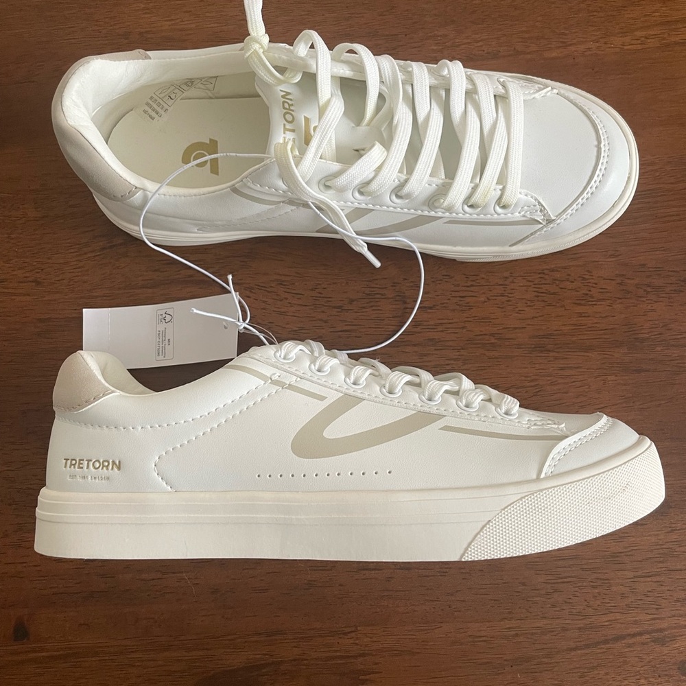 Tretorn Classic White Sneakers - Picture 3 of 3